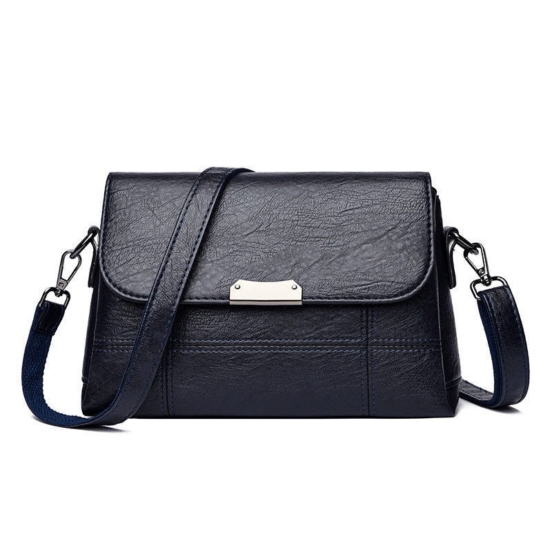 Black Korean Style Shoulder Messenger Bag for Women